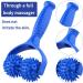 Simmpu Massage Roller with 2 Massage Balls - Relieve Muscle Pain in Legs Back Arms & Shoulders | International Shipping Available - Buy Online on GoSupps.com