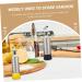ABOOFAN 1 Set Glass Oiler Terrariums Glass Oil Pot Leak- Proof Ceiling Curtain Track Vinegar Cruet Dispenser Bottle Syrup Oil Dispenser Oilcan Leakproof Glass Vegetable Oil - Buy Online on GoSupps.com