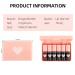 6 Colors Lip Tint Stain Set - BliBling Korean Lip Gloss Mini Liquid Lipstick - Long Lasting Waterproof Lip and Cheek Tint - High Pigment Vivid Color - Non-Stick Cup Formula - Buy Online on GoSupps.com