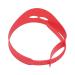 Neckline Shaving Template Hair Trimming Guide Silicone Curved Haircut Band for Haircutting Creating Clean Straight Neck Hairline Fade and Taper Guide for Hair Clippers Red