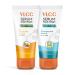 VLCC Salicylic Acid & Turmeric Serum Facewash - 150 ml for AM | with Free Hyaluronic Acid & Aloe Vera Serum Facewash - 150 ml for PM