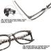 Buy Blue Light Filter Glasses - Unisex Non-Prescription Clear Lens in Black Gray Leopard & Transparent - Buy Online on GoSupps.com