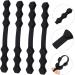 Clispeed 10 Pcal Masking Hook Silicone Linyard - Black Mask Extension Cord Buckle Anti-Strangulation Ear Hooks for Face Masks - International Shipping Available - Buy Online on GoSupps.com