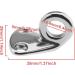 4Pcs Marine Grade 316 Stainless Steel Fending Pad Eye Fender Hook w/ Screws - Boat Ship Deck Hardware - Buy Online on GoSupps.com
