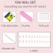 Shop White Ombre Short Square Press-On Nails | 24Pc Glossy Acrylic Fake Nails for Women - Buy Internationally - Buy Online on GoSupps.com