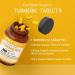 USDA Organic Turmeric Curcumin with Black Pepper Extract - 1500mg (90 Tablets), 225mg 95% Curcumin, 1 Month Supply | No Fillers | Turmeric Powder & Black Pepper - Buy Online on GoSupps.com