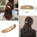 Shop Exquisite 2-Piece Retro French Metal Hair Clips for Women & Girls - Elegant Hair Jewelry in Gold & Silver Tone - Buy Online on GoSupps.com