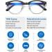 SOAR&EAGLE 3 Pack Blue Light Blocking Glasses - Retro Semi Rimless Computer Gaming Eyewear for Men/Women (Sand Black Silver/Wood Grain Gun/Crystal Silver) - Buy Online on GoSupps.com