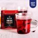 BLUE TEA - Hibiscus Cinnamon Herbal Tea - 36 Tea Bags (Pack of 2) | CAFFEINE FREE | Tangy & Spicy Tea | Gluten Free - Tin Pack - Buy Online on GoSupps.com