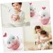 iFundom 2 Pcs Soothing Toys Set - Infant Cup Teether & Teething Rattles in Pink | Safe & Fun for Babies - Buy Online on GoSupps.com