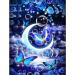 Diamond Painting Kits for Adults - 5D Moon Diamond Art Kits for Adults Beginner  DIY Full Drill Butterfly Diamond Dots Paintings with Diamonds Gem Art and Crafts for Adults Home Wall Decor12X16Inch brown