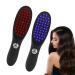 Innovative hair recovery brush 2-in-1 red and blue light therapy electrical scalp massage brush hair oil diffuser degradation brush vibrating scalp massage curb for improvement