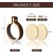 ZOCONE 40 Pack Mini Embroidery Hoops - Small Round Wood Hoops for DIY Pendant Embroidery and Jewelry Making - Buy Online on GoSupps.com