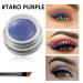 Purple Gel Eyeliner Set | Waterproof Long-Lasting Cream | High-Intensity Pigments | Smudge-Proof Eye Makeup | Includes 2 Eyeliner Brushes - Buy Online on GoSupps.com