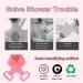 Silicone Back Scrubber for Shower and Bath - Exfoliating Skin Body Scrubber with Soft Brush Bristles and Massage Dots - Pink - Buy Online on GoSupps.com