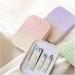 Manicure Set Tools Convenient Nail Clipper Set Home Nail Scissors Stainless Steel Pedicure Tools High Grade Nail Clippers Nail Clippers(Green) - Buy Online on GoSupps.com