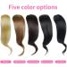 Jet Black Side Bangs 2PC - Real Human Hair Clip in Bangs Curly Fringe Extensions - Buy Online on GoSupps.com