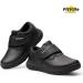 FitVille Men's Diabetic Extra Wide Leather Walking Shoes - Hook and Loop Oxford for Swollen Feet Black - Buy Online on GoSupps.com