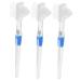 FRCOLOR 15 STK False toothbrush soft double prosthesis brush denture brush false teeth Tool prosthesis cleaning brush double -sided toothbrush handbook dentures bristles