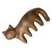 Magiclulu 2-in-1 Kitten Massage Comb - Wooden Scalp Massager & Wide Tooth Comb for Relaxation & Beauty | International Shipping Available - Buy Online on GoSupps.com