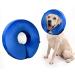 Inflatable Dog Collars for After Surgery - Inflatable Pet Collar for Dogs and Cats - Sizes XS S M L XL - Dog Donut Inflatable Collar (Blue M)