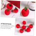 Zerodeko 18pcs Christmas Apple Pendant Xmas Party Supplies Fruit Xmas Ornaments Christmas Tree Fruit Decorations Christmas Tree Ornaments Home Decorations Party Bag Fabric 6cm Red - Buy Online on GoSupps.com