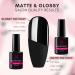 Makartt 3pcs No Wipe Matte Gel Top Coat and Base Coat Kit - Long Lasting UV LED Gel Nail Polish Set - Buy Online on GoSupps.com
