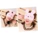 Angoily light sleeping mask Light plush sleep mask sleeping mask Cartoon blindfold ice bag men and women pink medium Pink - Buy Online on GoSupps.com