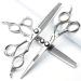 SHARONDS Hair Clippers 6/7/8-inch professional hair clippers for haircut sets (7 inch -3 pieces-B)