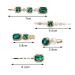 5 pcs Green Pearl Hair Pins - Women's Hair Accessories and Styling Bling - Buy Online on GoSupps.com
