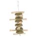 BESPORTBLE Pet Teething Treat Wooden Oral Chewing Playthings Bunny Chewing Playthings