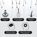 Com-Four 2x Head Massage Spider - Relaxation & Acupressure Device for Better Sleep & Hair Growth - 24 cm - Bronze Color (2 Pieces) | International Shipping - Buy Online on GoSupps.com