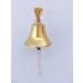 Hanging Ship's Bell Size: 6" H x 4" W x 4" D  Finish: Brass - Buy Online on GoSupps.com