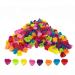 100 Packs Assorted Color Hair Clips, Beautiful Mini heart Hair Clips Hair Accessories for Women and Girls, Random Color Hearts