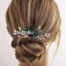 Yean Crystal Bride Wedding Hair Comb - Silver Bridal Hair Accessories for Women - Buy Online on GoSupps.com