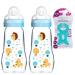 MAM glass bottle Feel Good Glass Bottle Neutral 260 ml glass bottle including teat size 1 from birth 2 pieces.