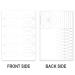 3 pcs Thicken Two-sided Lip Practice Skin for Permanent Makeup - White Skin + Silver Printing - Buy Online on GoSupps.com