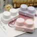 Exceart Mirror Film & Contact Lens Organizer Travel Case - Perfect for Cleaning & Storing Contact Lenses - Buy Online on GoSupps.com