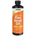 Now Foods Certified Organic Flax Seed Oil 24 fl oz (710 ml)