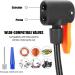 Mini Portable Bike Pump with Pressure Gauge - Universal Presta & Schrader Valve Tire Inflator - Buy Online on GoSupps.com