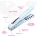 Buy Portable 2-in-1 Cordless Hair Straightener & Curler - Fast Heat Type-C Rechargeable for Travel/Home - Blue - Buy Online on GoSupps.com