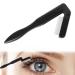 Nuqin Eyelash Comb Separator Lash Separator Tool with Portable Design Foldable Eyelash Steel Comb Gliding Evenly Through Your Lashes Remove Excess Mascara for Grooming Your Eyebrows and Eyelashes