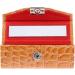 F Fityle Orange Soft Leather Organizer Bag with Lipstick Case Ideal for Wallets & Cosmetics Storage Set with Mirror - Buy Online on GoSupps.com