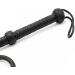 Ardour Crafts Bull Whip 4 feet Handmade Leather Cowhide Stock Whips for Horse Riders Trainers Beginners and Toddler - Indiana Jones Design Black Equestrian Bullwhip - Buy Online on GoSupps.com
