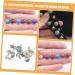 STOBOK 60pcs Turquoise Rivets DIY Punk Studs Round Rivet Buttons Small Rivets Round Rivets Manual Clothing - Buy Online on GoSupps.com