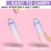1L BPA-Free Sports Water Bottle with Straw & Time Marking | Purple Gradient for Gym Office Camping & Running - Buy Online on GoSupps.com