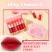 Liquid Tint Stain - 6 Colors Korean Lip Gloss | Moisturizing Multi-Use Lip & Cheek Tint | Long-Lasting Non-Stick Cup Vivid Peach Color - Buy Online on GoSupps.com