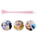 Beavorty Silicone Tongue Scraper - Double Sided Oral Care Cleaner Brush for Bad Breath - Professional Dental Kit - Pink - Buy Online on GoSupps.com