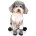 Zweitea Dog Shoes for Small Dogs Breathable Slip-Resistant Paw Protection Boots for Chihuahuas Robust Sole & Reflective Design Black 1.3x1.58 - Buy Online on GoSupps.com