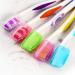kowaku WFRAU 5pcs Travel Toothbrush Headgear Autumn Cap Hiking Camping Brush Cleaner Toothbrush Protective Case Protect